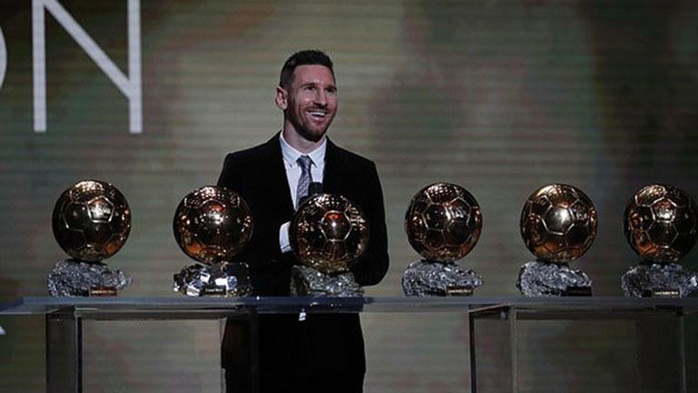 Nhìn lại kỷ lục giành danh hiệu 6 quả bóng vàng của Messi